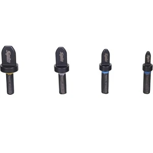 Spin Tools 4000 4-Piece Drill Bit Swaging Tool Set 1/4, 3/8, 1/2, - Picture 1 of 9