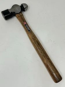 Vintage NOS True Temper No.1640 Ball Pein Peen Hammer 40 Oz Head Hickory Handle - Picture 1 of 6