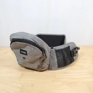 Tushbaby Hip Seat Baby & Toddler Carrier Heathered Gray Adjustable Buckle Pocket - Picture 1 of 6