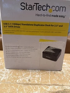 StarTech.com Standalone Hard Drive Duplicator, External Dual Bay HDD/SSD 10 Gbps - Picture 1 of 11