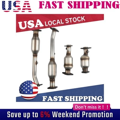 4x convertidores catalíticos EPA para Nissan Pathfinder Xterra Frontier 2005-2018 EE. UU. Foto 1 de 4