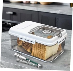Bread Box For Kitchen Countertop, Time Recording Bread Storage Container,Bread - Picture 1 of 8