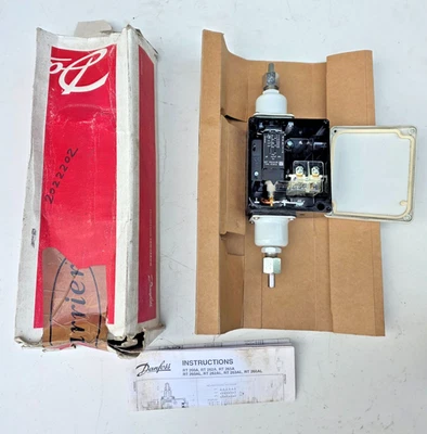 DANFOSS DIFFERENTIAL PRESSURE SWITCH RT262A 017D002766 RANGE-1/+10bar - Image 1 of 4