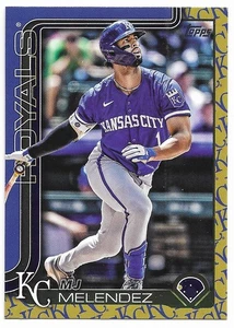 2025 Topps Series 2 Team Color Border Variation MJ Melendez (#536) Royals SP - Picture 1 of 2