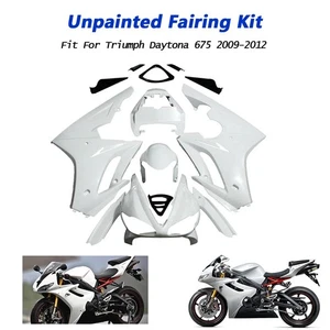 Bodywork Fairing Kit Unpainted Cowling New Fit For Triumph Daytona 675 2009-2012 - Picture 1 of 11