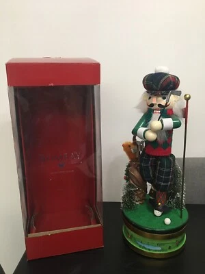 Bomaby Co. 18" Musical Golfer "Deck the Halls" Limited Edition 2007 Gently Used Foto 1 de 4