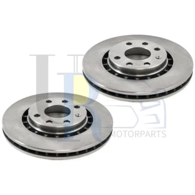 Rotor de freno de disco delantero DuraGo 2 piezas para Daewoo Lanos 1999 2000 2001 2002 Foto 1 de 4