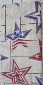 Three Decorative Hostess Napkins for Decoupage "Patriotic Barn Star" - Picture 1 of 8