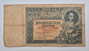 Poland, 20 ZLOTYCH 1931, BANKNOTE - Picture 1 of 2