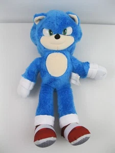 Sonic The Hedgehog 2 Movie Plush 14" Stuffed Toy 2022 Sega Jakks Pacific - Picture 1 of 10