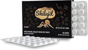 Reine Shilajit Trockentropfen von Siberian Green Altai ""Golden Mountains"" - Neu - Bild 1 von 2