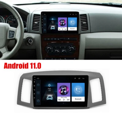 10.1" Android 11 Stereo Radio GPS Wifi Player For Jeep Grand Cherokee 2004-2007 - Image 1 of 4