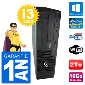 PC Fujitsu Esprimo E510 DT Intel i3-3220 RAM 16Go Scheibe 2To Windows 10 Wifi - Bild 1 von 7