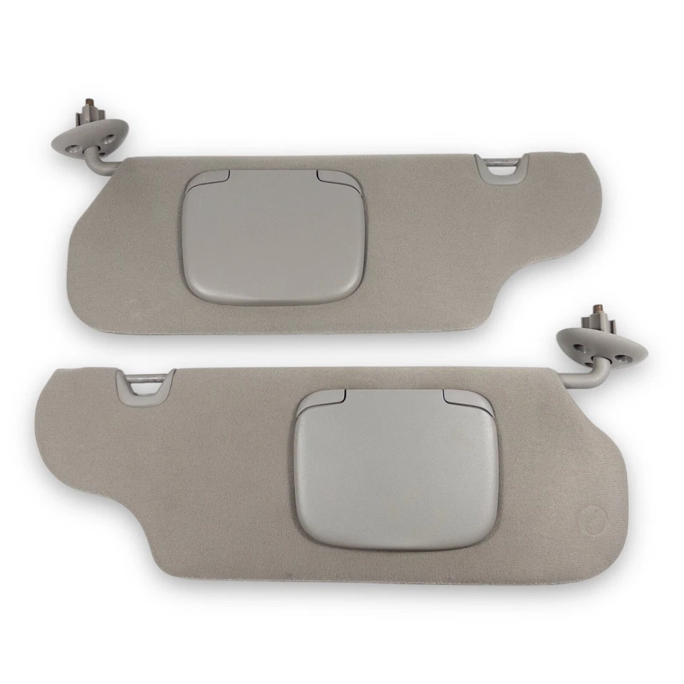 Пара серых солнцезащитных козырьков со стороны водителя и пассажира для Ford Taurus Mercury Sable 2000-2003 годов выпуска - Изображение 1 из 4