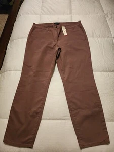 Talbots Women’s Mauve Skinny Pants, Slimming Size 16 - Picture 1 of 11
