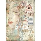 Stamperia Rice Paper IMAGINE - FRONT FACE A4 Sheet DFSA4437 Mixed Media