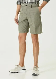 BRUNELLO CUCINELLI green linen cotton blend bermuda shorts Size 38 US / 54 IT - Picture 1 of 9