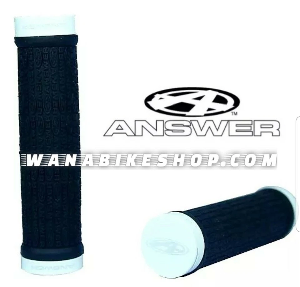 Empuñaduras de bloqueo Answer BMX 135 mm blanco/negro Foto 1 de 1