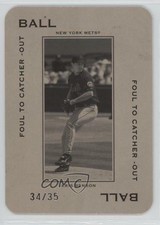 2005 Donruss Throwback Threads Ball Foul to Catcher -Out 35 /35 Kris Benson