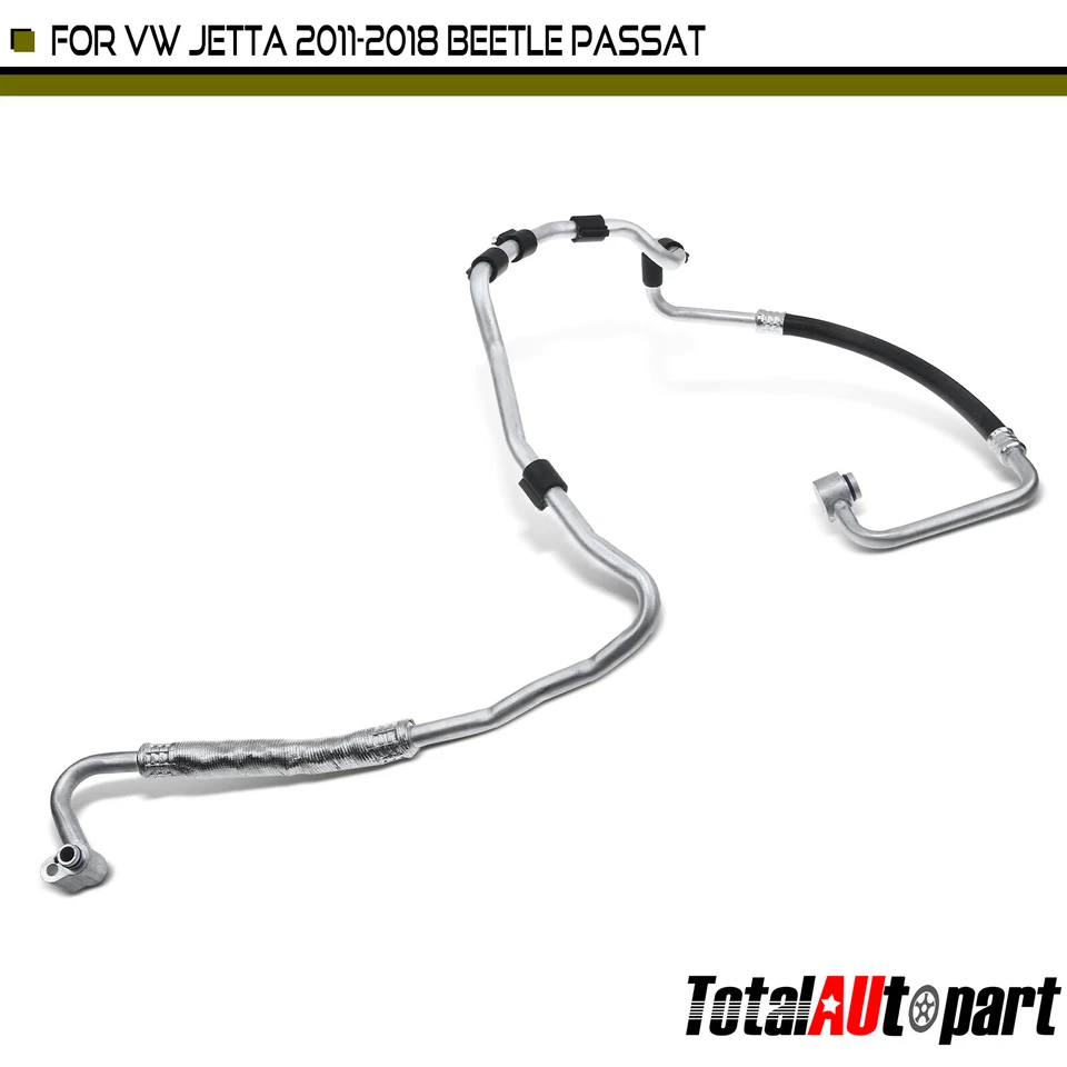 Línea de succión de manguera de refrigerante de aire acondicionado para VW Jetta 2011-2018 Golf 2017 Passat 2012 Foto 1 de 4