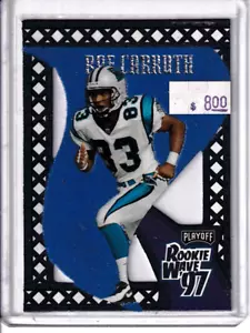 1997 Playoff Contenders Rookie Wave Pennants Blue Rae Carruth #5 RC - Picture 1 of 2