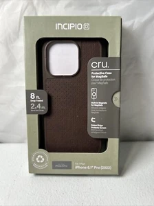 Incipio cru. Apple iPhone 15 Pro Protective Case with MagSafe - Brown Faux - Picture 1 of 6