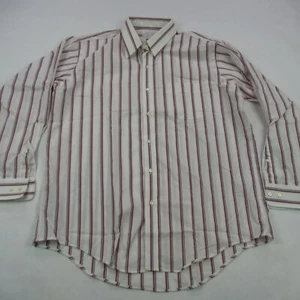 Arrow Bradstreet Shirt Mens 16.5 Stripes Vintage Pocket Casual Long Sleeve - Picture 1 of 9