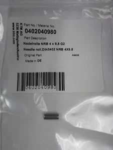 Husqvarna KTM OEM NEEDLE ROLL.DIN5402 NRB 4X9.8 NEW 0402040980 - Picture 1 of 1