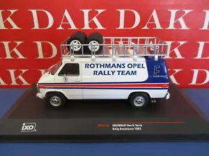 1/43 Die cast Modellino Furgone Chevrolet Van G-Series Rally Rothmans Opel Team - Foto 1 di 4