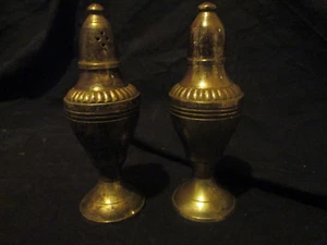 Salzstreuer Pfefferstreuer Set Empire-Stil versilbert  - Bild 1 von 5