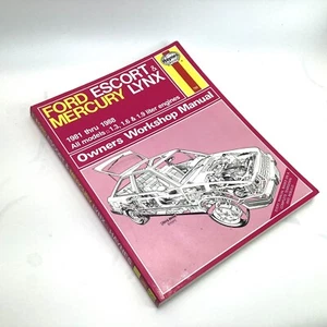 Ford Escort Mercury Lynx 1981-1988 Haynes Owners Workshop Manual All Models - Picture 1 of 6