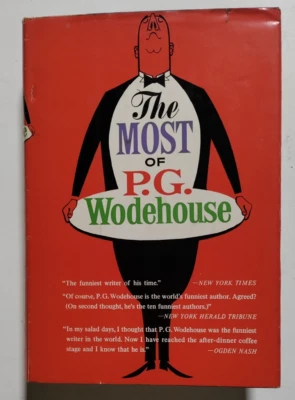 The Most Of P. G. Wodehouse - Simon & Schuster, NY, 1960 - First Edition - DJ - Image 1 of 4