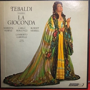 PONCHIELLI-LA GIOCONDA-TEBALDI-LIBRETTO-ORIGINAL LONDON 3-LP BOX SET-USED-UK - Picture 1 of 5