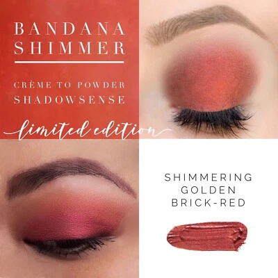 ShadowSense BANDANA SHIMMER New/Sealed LE Creme to Powder Eyeshadow By SeneGence - Image 1 of 4