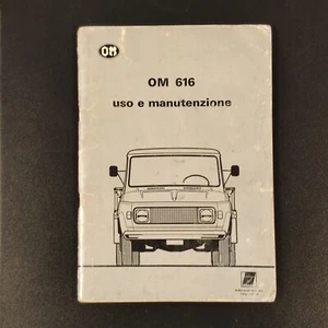 LIBRETTO USO E MANUTENZIONE OM 616 IVECO FURGONE CAMION VINTAGE EPOCA NO FIAT ๐บ - Foto 1 di 6