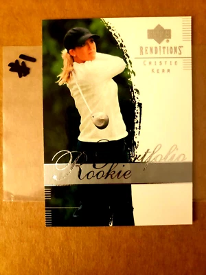 2003 UD RENDITIONS Portfolio Rookie  - CRISTIE KERR - Nice Card #60 - NRMNT/MINT - Image 1 of 4