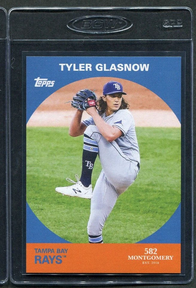 2022 Topps 582 Montgomery Club Set 5 Tyler Glasnow #20 Rays - Image 1 of 1