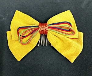 Japanischer Kanzashi Bachi Stil Geisha Stoff Schleife Kimono Haarnadel Haarschmuck H8 - Bild 1 von 6