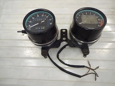 Kawasaki 81 82  1987 KZ 305 CSR305 OEM Gauges Instrument Cluster Speedo 14,581 - Image 1 of 4