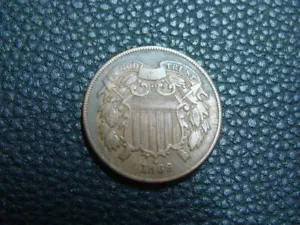 1869 Two Cents VF+ 21226 - Picture 1 of 2