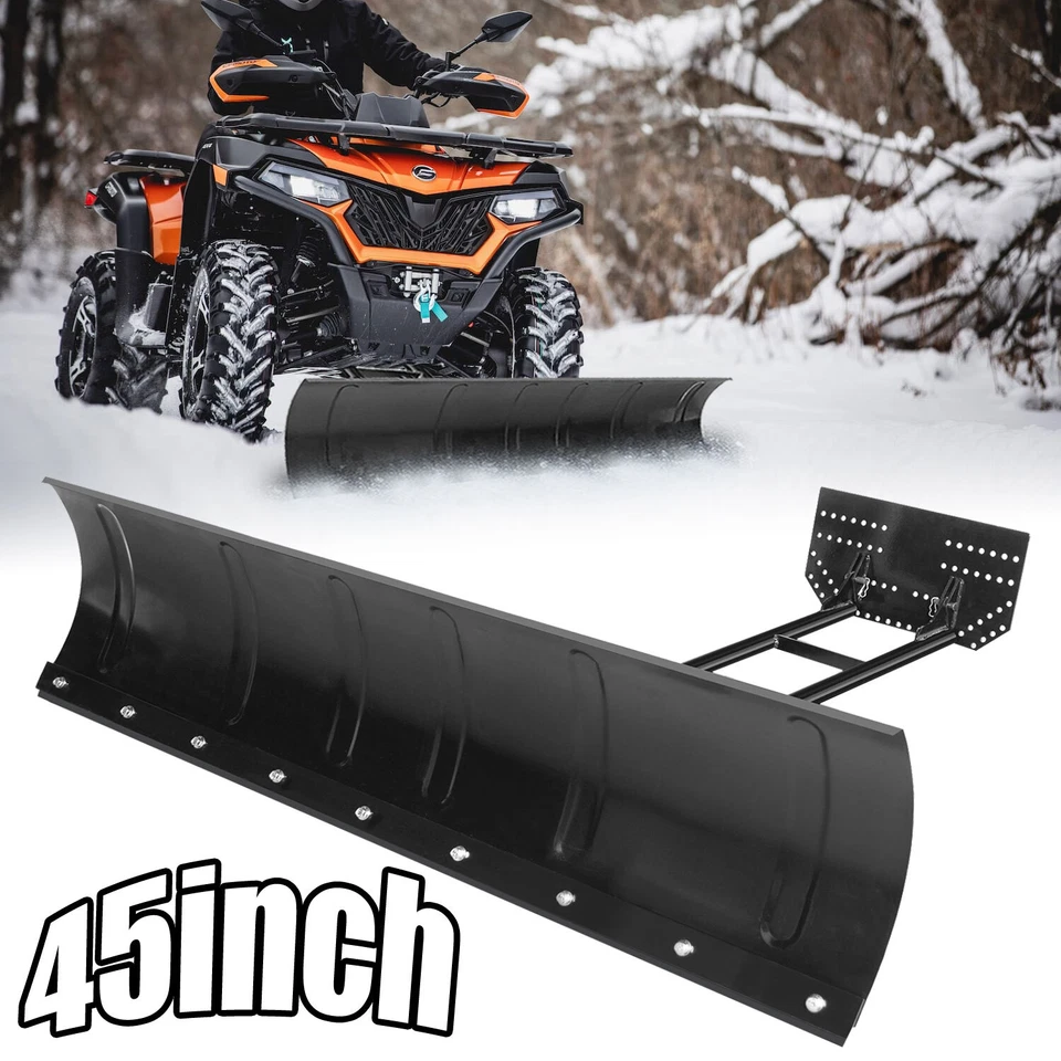 45 inch ATV Steel Snow Plow Kit for CFMOTO CForce 600 2019 2020 2021 2022 - Image 1 of 4