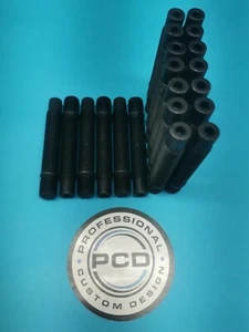 20x M12x1,5 Stehbolzen und Mutter Umbausatz 68mm Länge mit Sicherungsradmuttern - Bild 1 von 2