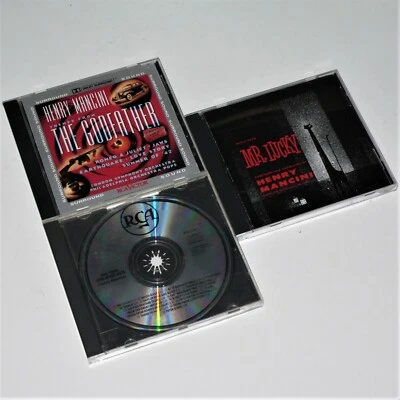 HENRY MANCINI ~ 3 CD Lot ~ GODFATHER & OTHER THEMES / MR. LUCKY / GREATEST HITS  Foto 1 de 4