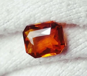 Natural Hessonite (Gomed) 5.62 Ct Loose Gemstone Untreated Certified AAA+ Gem - Picture 1 of 8