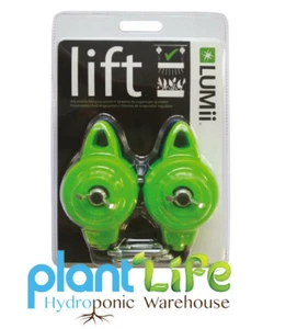 Lumii Lifts Twin Pack Adjustable Light Hangers Rope Ratchets Hydroponics - Picture 1 of 2