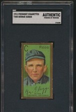 1911 T205 Gold Border Tobacco George Suggs SGC "A" -- Evidence of Trimming