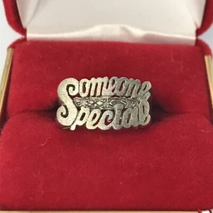 Anillo de plata de ley .925 “alguien especial”, tamaño 5,5 - Imagen 1 de 7