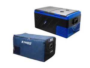 Kings Escape 90 Dual Zone Camping Fridge /Freezer 2year warranty 12 /24 V+ Cover - Picture 1 of 12