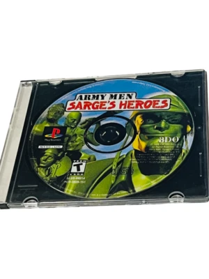 Sony Play Station video Game vtg Playstation 2000 Army Men Sarge's Heroes 3DO - Image 1 of 4