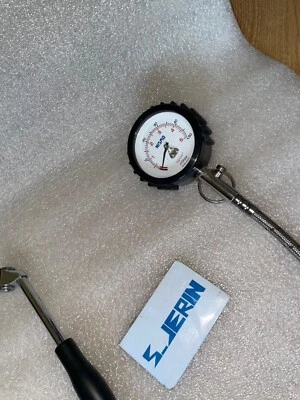 Medidor de presión de neumáticos Nismo logotipo antiguo comprobador raro años 90 400r GTR R32 R33 bocina de rueda Foto 1 de 3